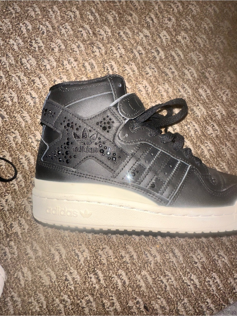 Adidas Black jeweled Sneakers - Picture 5 of 9
